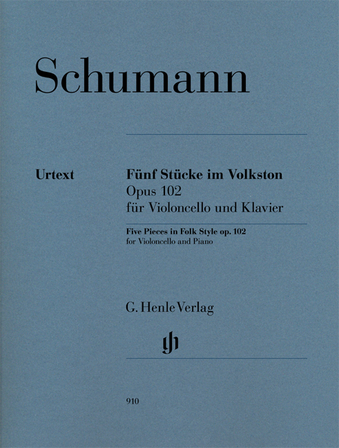 Vorderes Coverbild Fünf Stücke im Volkston op. 102