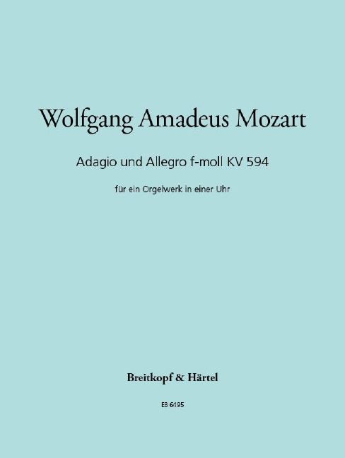 Anderes Coverbild Adagio und Allegro f-Moll KV 594