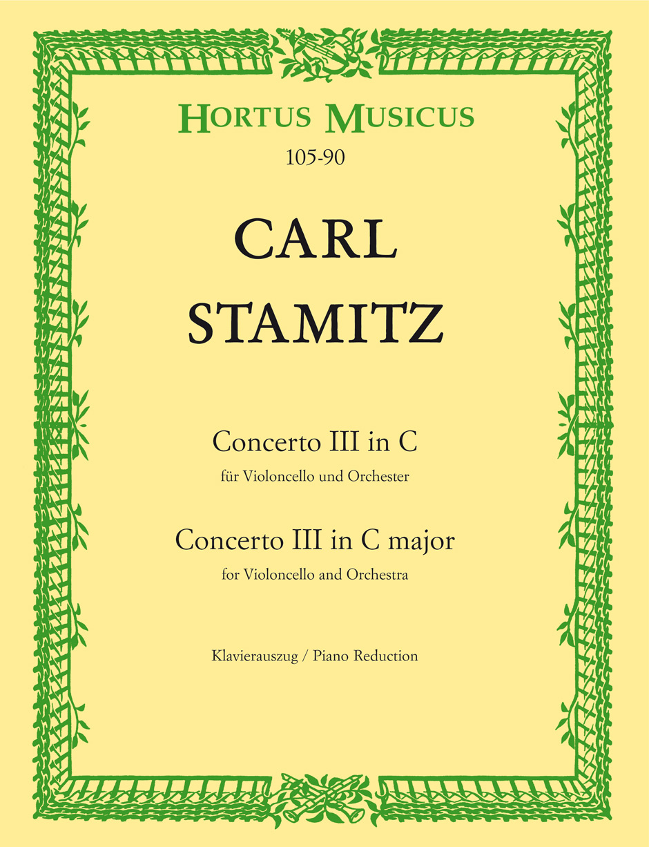 Vorderes Coverbild Konzert für Violoncello und Orchester Nr. 3 C-Dur