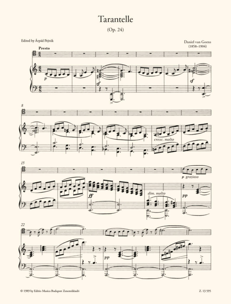 Anderes Coverbild Tarantelle op. 24
