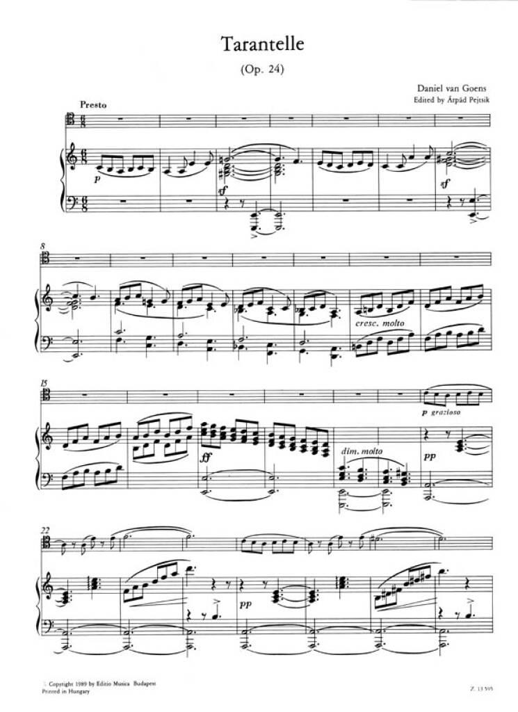 Anderes Coverbild Tarantelle op. 24