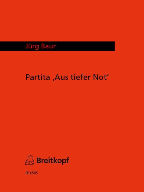 Anderes Coverbild Partita 'Aus Tiefer Not'