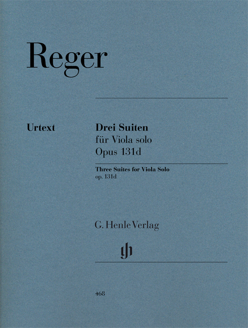 Vorderes Coverbild Drei Suiten für Viola solo op. 131d