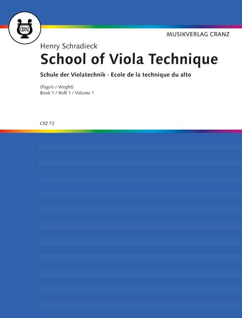 Vorderes Coverbild Schule der Violatechnik Band 1