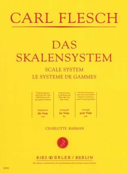 Vorderes Coverbild Das Skalensystem für Viola