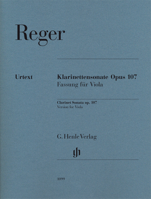Vorderes Coverbild Klarinettensonate op. 107