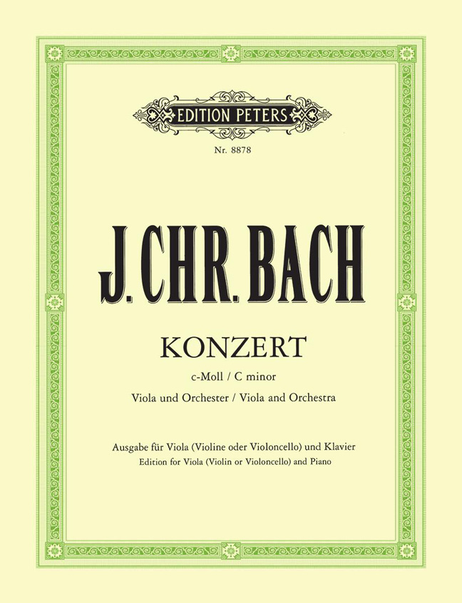 Vorderes Coverbild Konzert für Viola und Orchester c-Moll