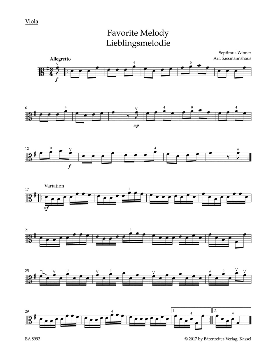 Anderes Coverbild Viola Recital Album, Band 3