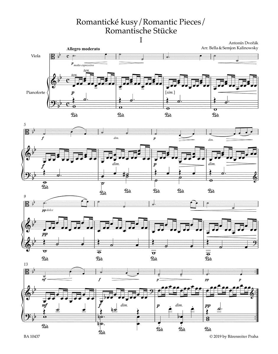 Anderes Coverbild Romantische Stücke op. 75