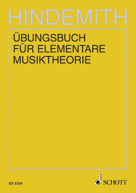 Vorderes Coverbild Übungsbuch für elementare Musiktheorie