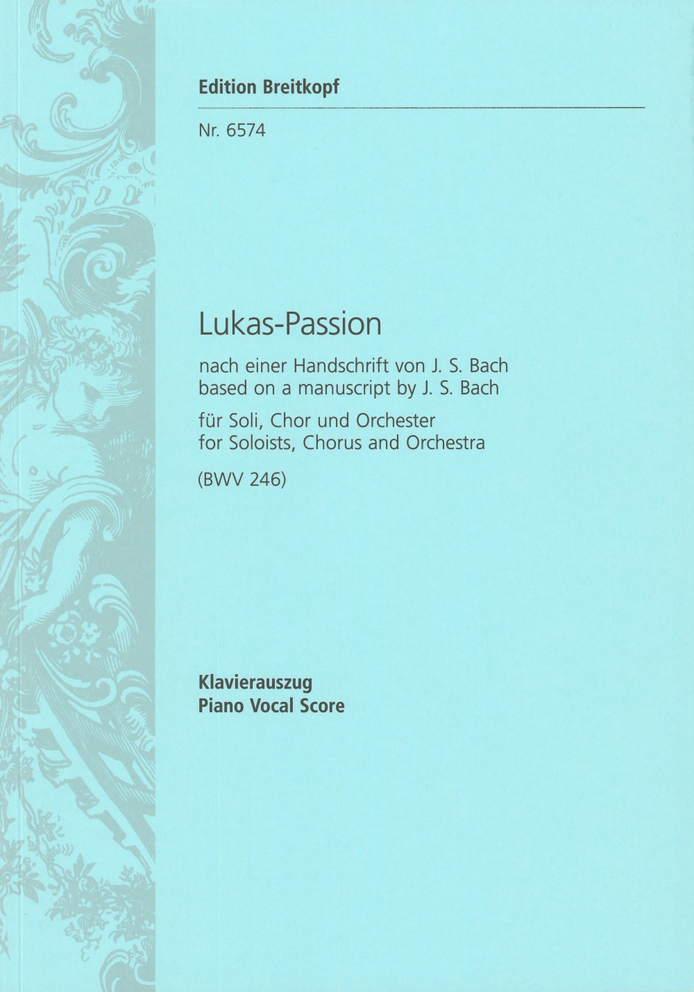 Anderes Coverbild Lukas-Passion BWV 246