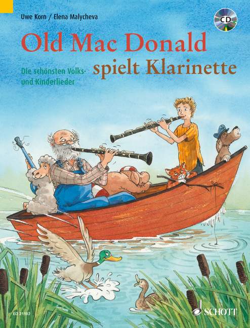 Vorderes Coverbild Old Mac Donald spielt Klarinette