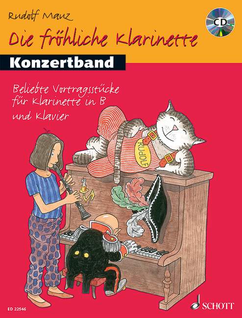 Vorderes Coverbild Die fröhliche Klarinette - Konzertband