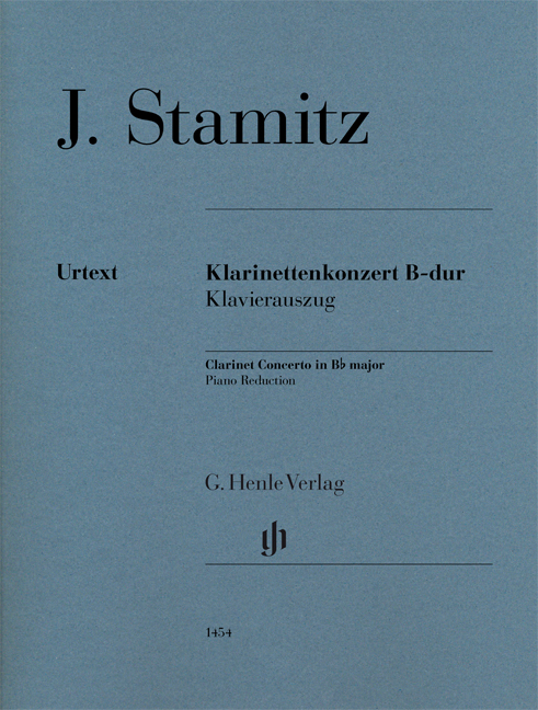 Vorderes Coverbild Klarinettenkonzert B-dur