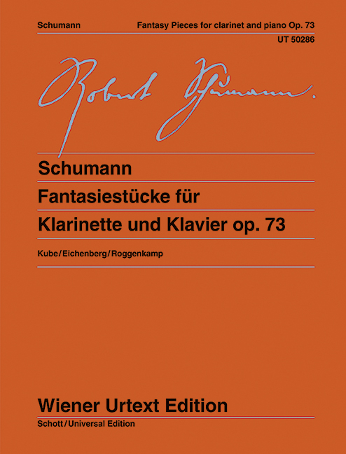 Vorderes Coverbild Fantasiestücke für Klarinette und Klavier op. 73