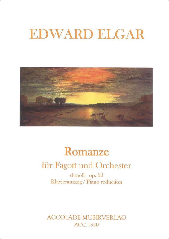 Vorderes Coverbild Romanze für Fagott und Klavier d-Moll op. 62