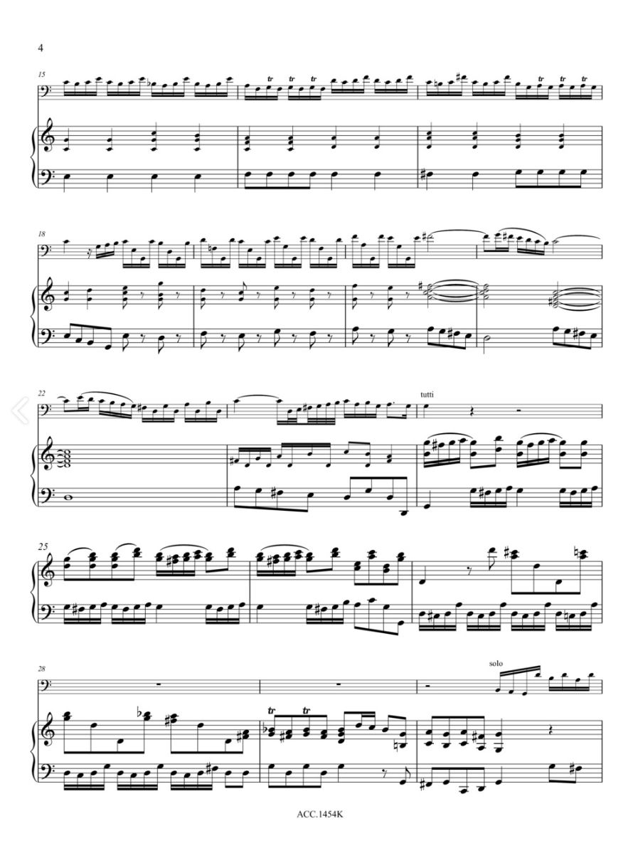 Anderes Coverbild Konzert für Fagott, Streicher und continuo C-Dur RV 477