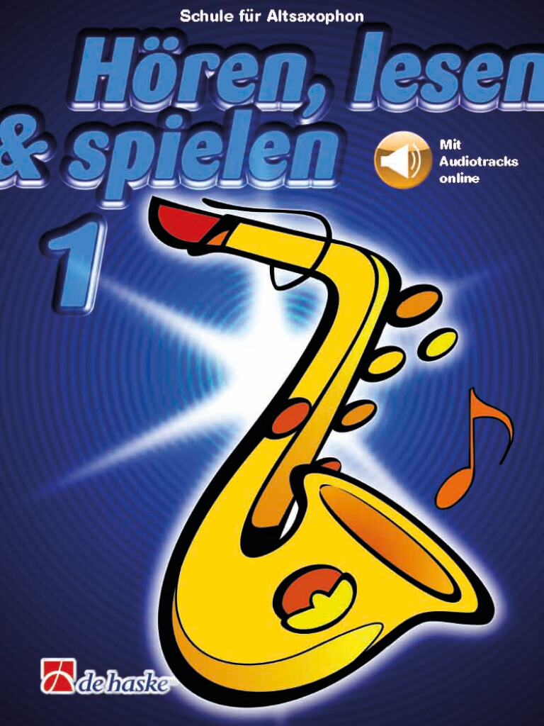Vorderes Coverbild Hören, lesen & spielen 1 Alt-Saxophon - Schule