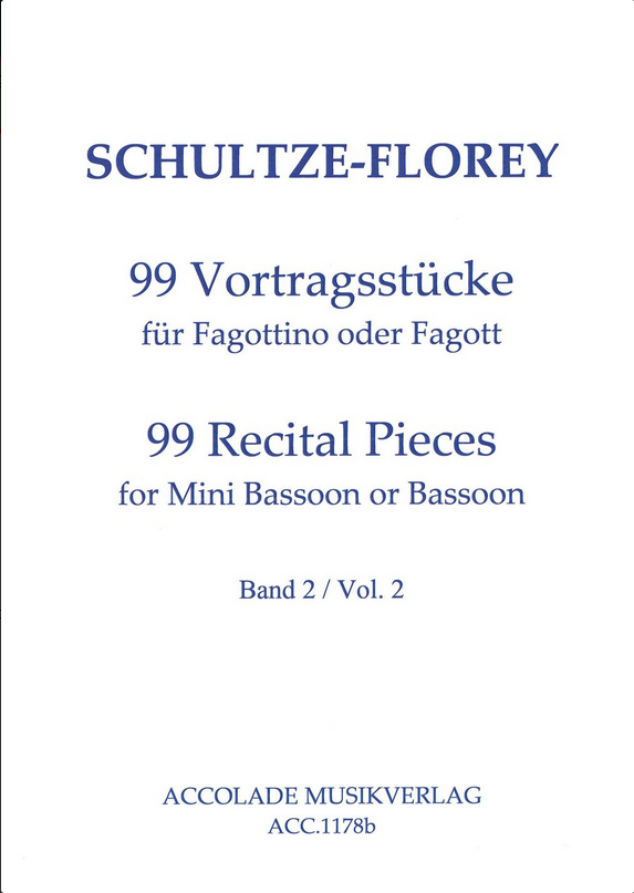 Vorderes Coverbild 99 Vortragsstücke Band 2
