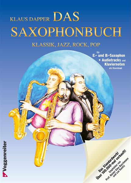 Vorderes Coverbild Das Saxophonbuch Eb "Klassik, Jazz, Rock, Pop"