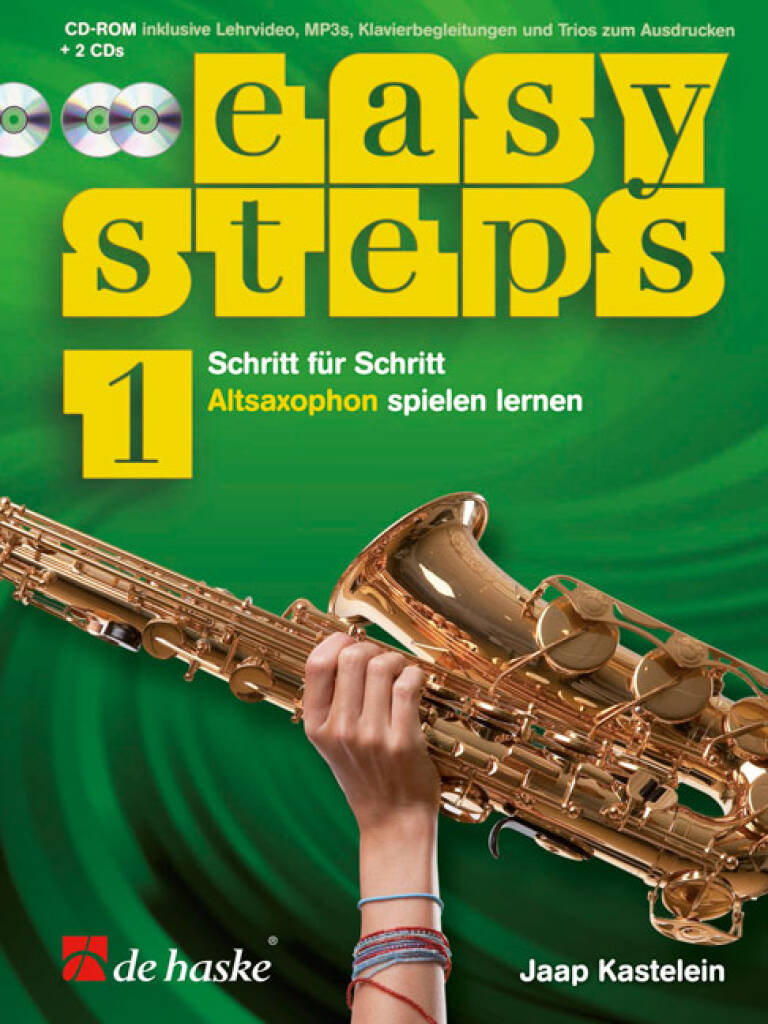 Vorderes Coverbild Easy Steps Band 1 - Altsaxophon