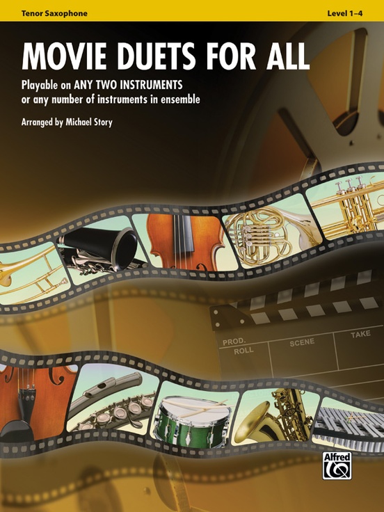 Vorderes Coverbild Movie Duets for All - Tenor Sax