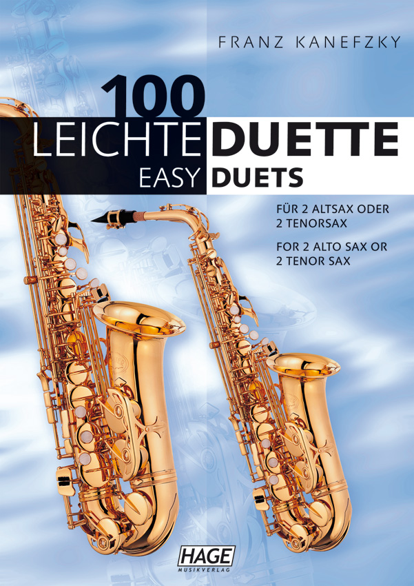 Vorderes Coverbild 100 Leichte Duette für 2 Saxophone