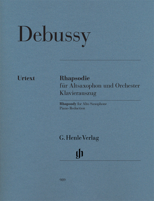 Vorderes Coverbild Rhapsodie für Altsaxophon und Orchester