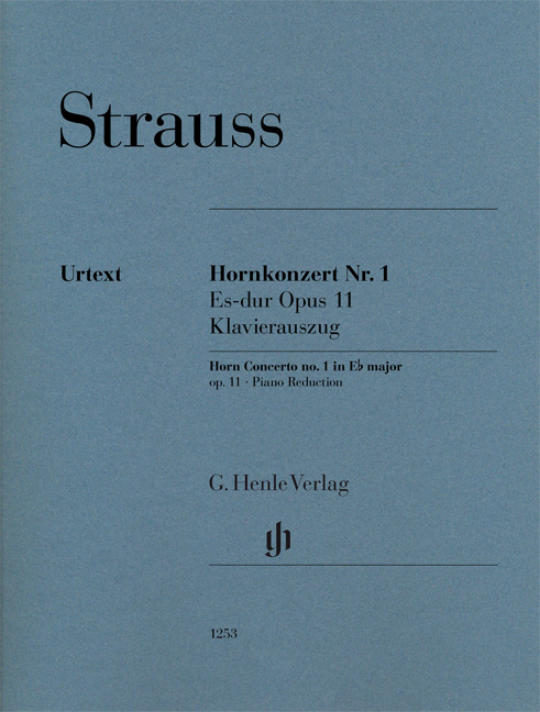 Vorderes Coverbild Hornkonzert Nr. 1 Es-dur op. 11