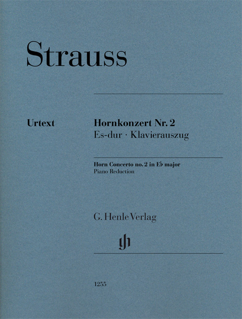 Vorderes Coverbild Hornkonzert Nr. 2 Es-dur