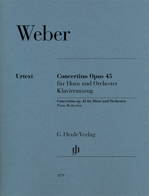 Vorderes Coverbild Concertino op. 45 für Horn und Orchester