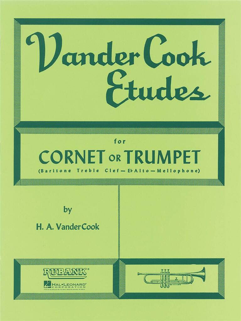 Vorderes Coverbild Vandercook Etudes For Cornet or Trumpet