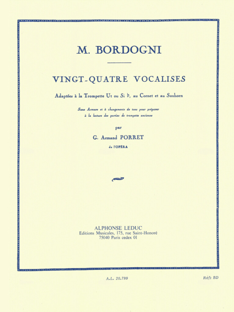 Anderes Coverbild Vingt-Quatre Vocalises
