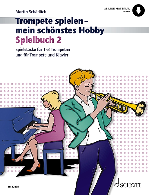 Vorderes Coverbild Trompete spielen - mein schönstes Hobby - Spielbuch 2