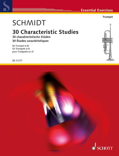 Vorderes Coverbild 30 charakteristische Etüden