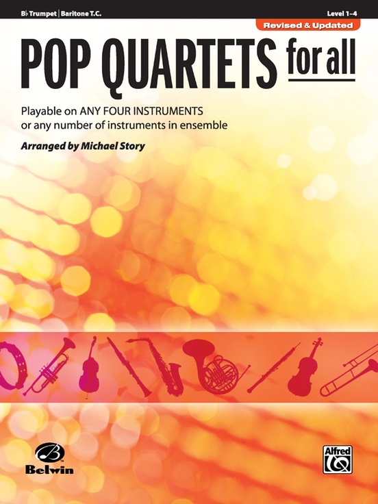 Vorderes Coverbild Pop Quartets for All (Revised and Updated)