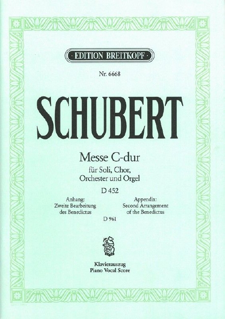 Anderes Coverbild Messe C-dur D 452 [op. 48]