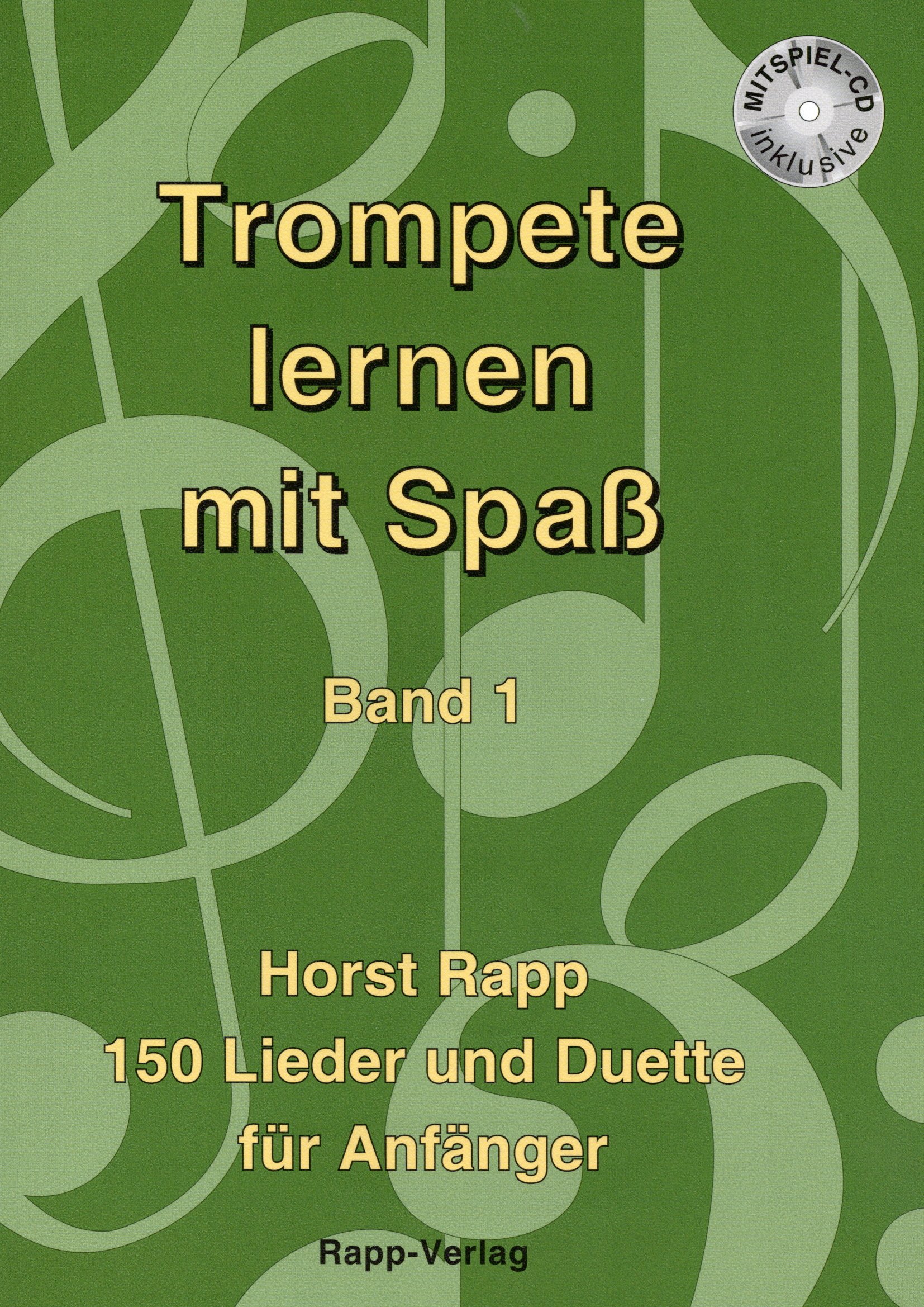 Vorderes Coverbild Trompete lernen mit Spaß Band 1