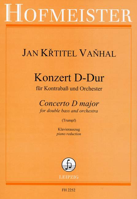 Anderes Coverbild Konzert D-Dur für Kontrabass und Orchester