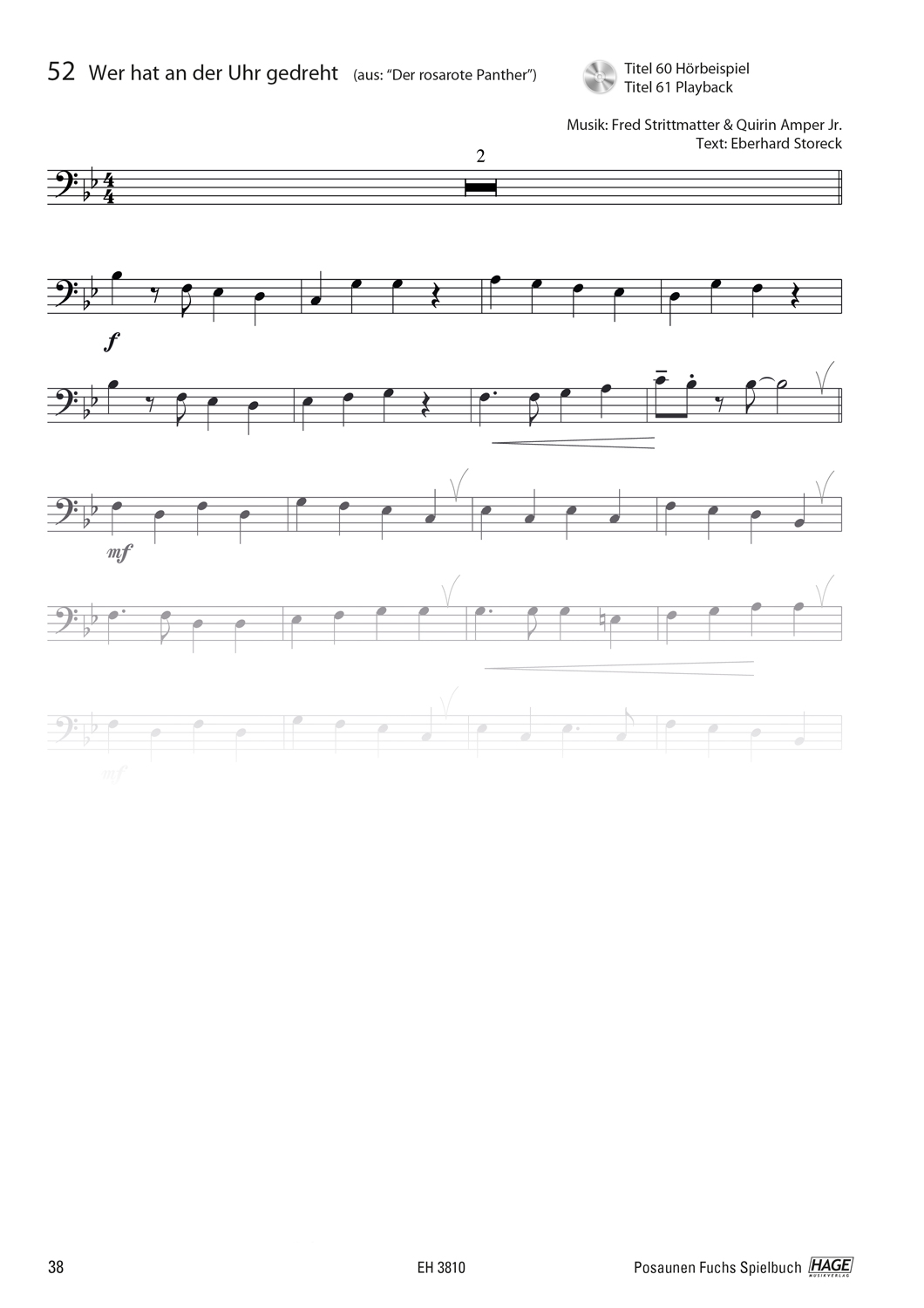 Anderes Coverbild Posaunen Fuchs Spielbuch