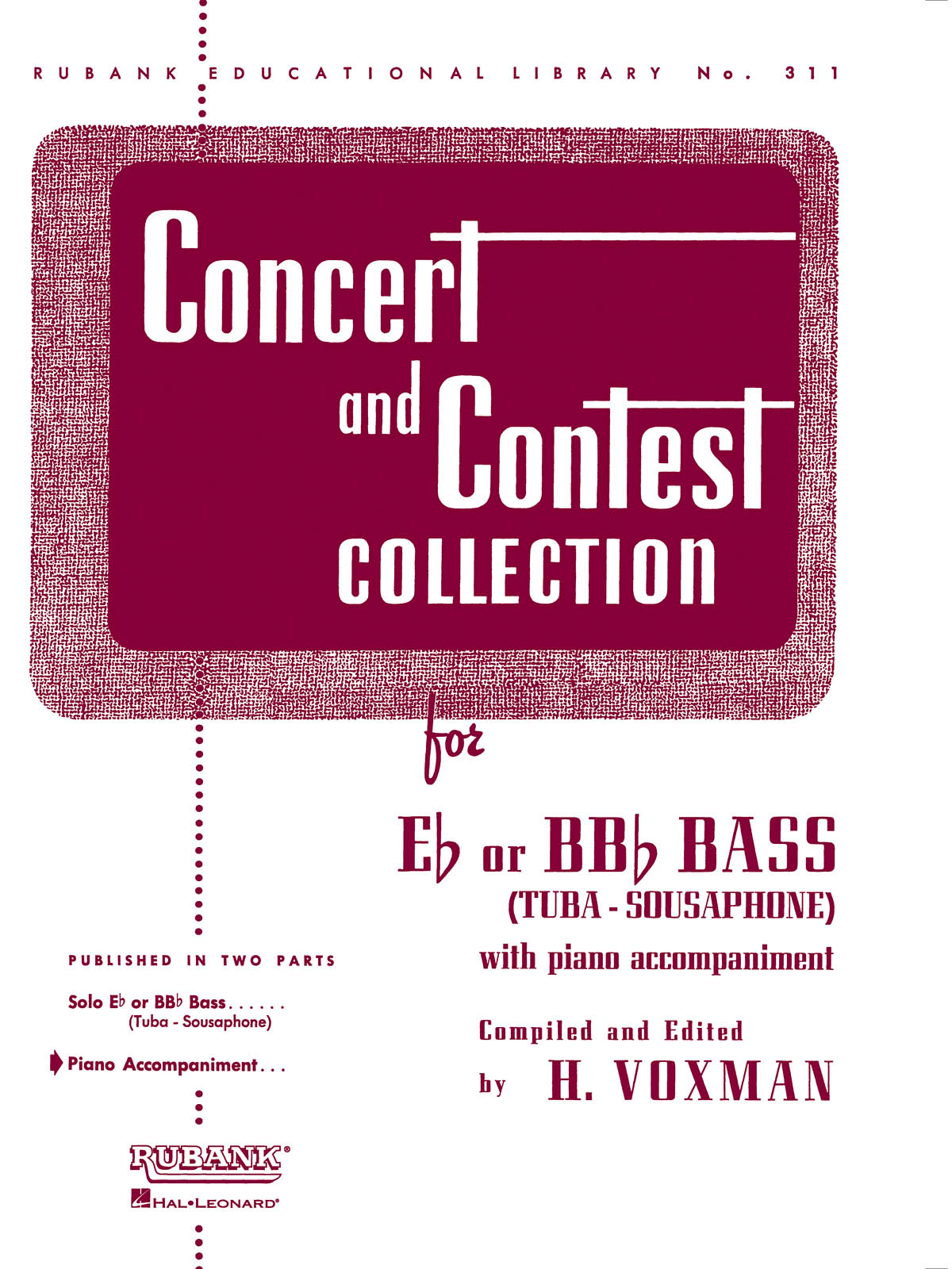 Vorderes Coverbild Concert and Contest Collection Tuba