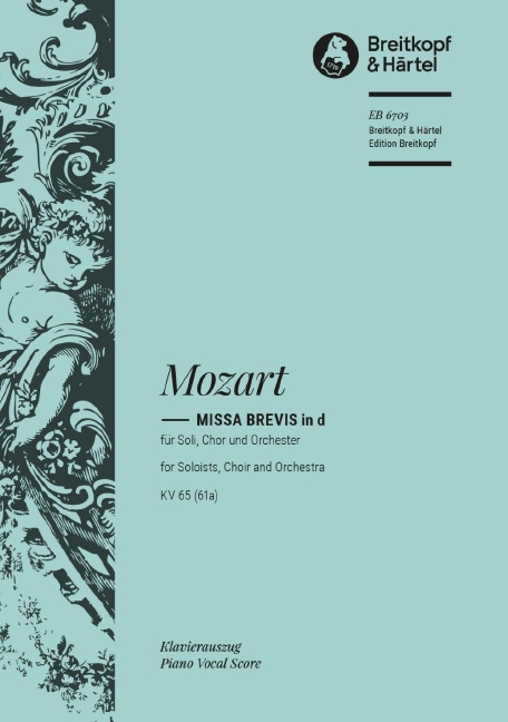 Anderes Coverbild Missa brevis in d KV 65 (61a)