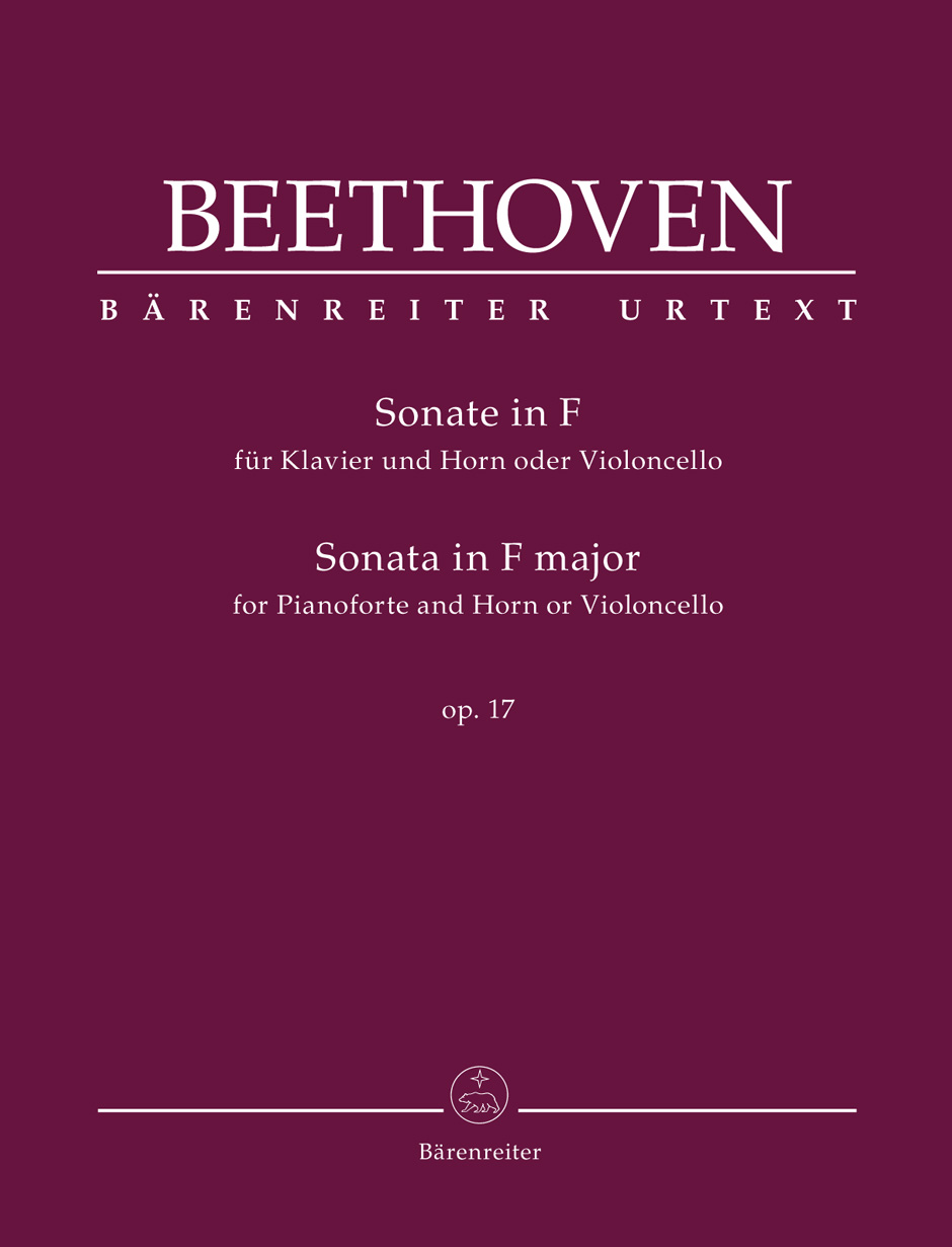 Anderes Coverbild Sonate für Klavier und Horn oder Violoncello F-Dur op. 17