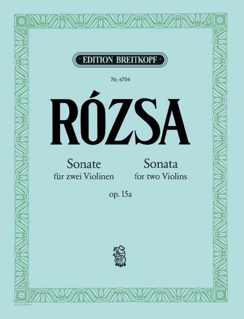 Anderes Coverbild Sonate op. 15a (1973)