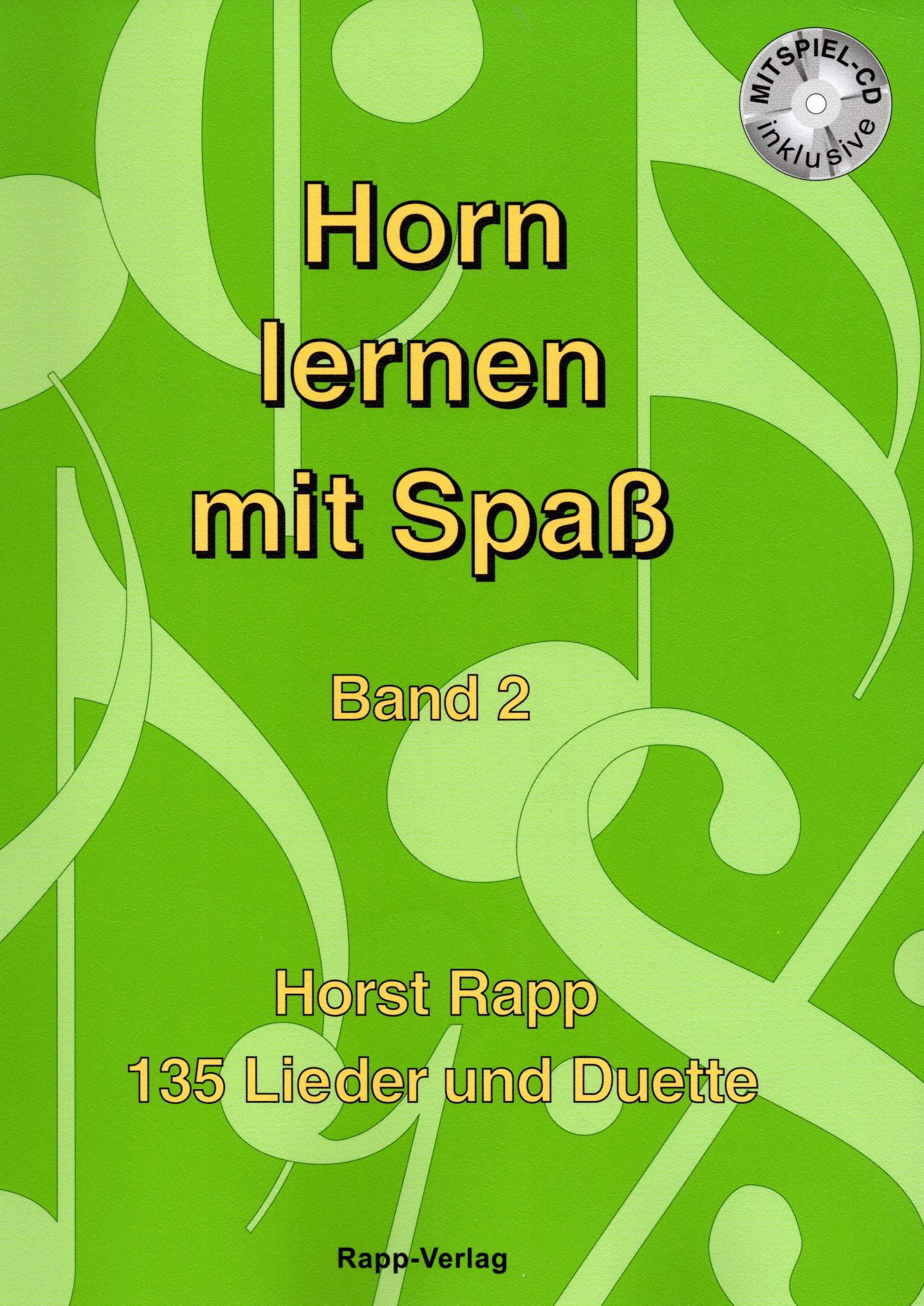 Vorderes Coverbild Horn lernen mit Spaß Band 2