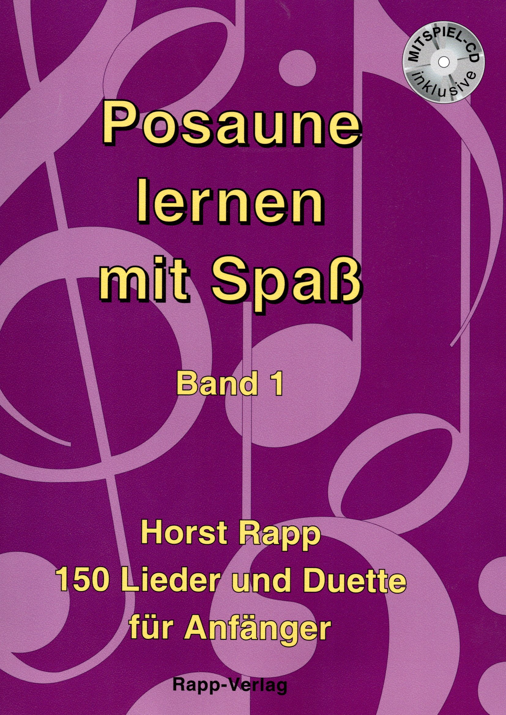 Vorderes Coverbild Posaune lernen mit Spaß Band 1