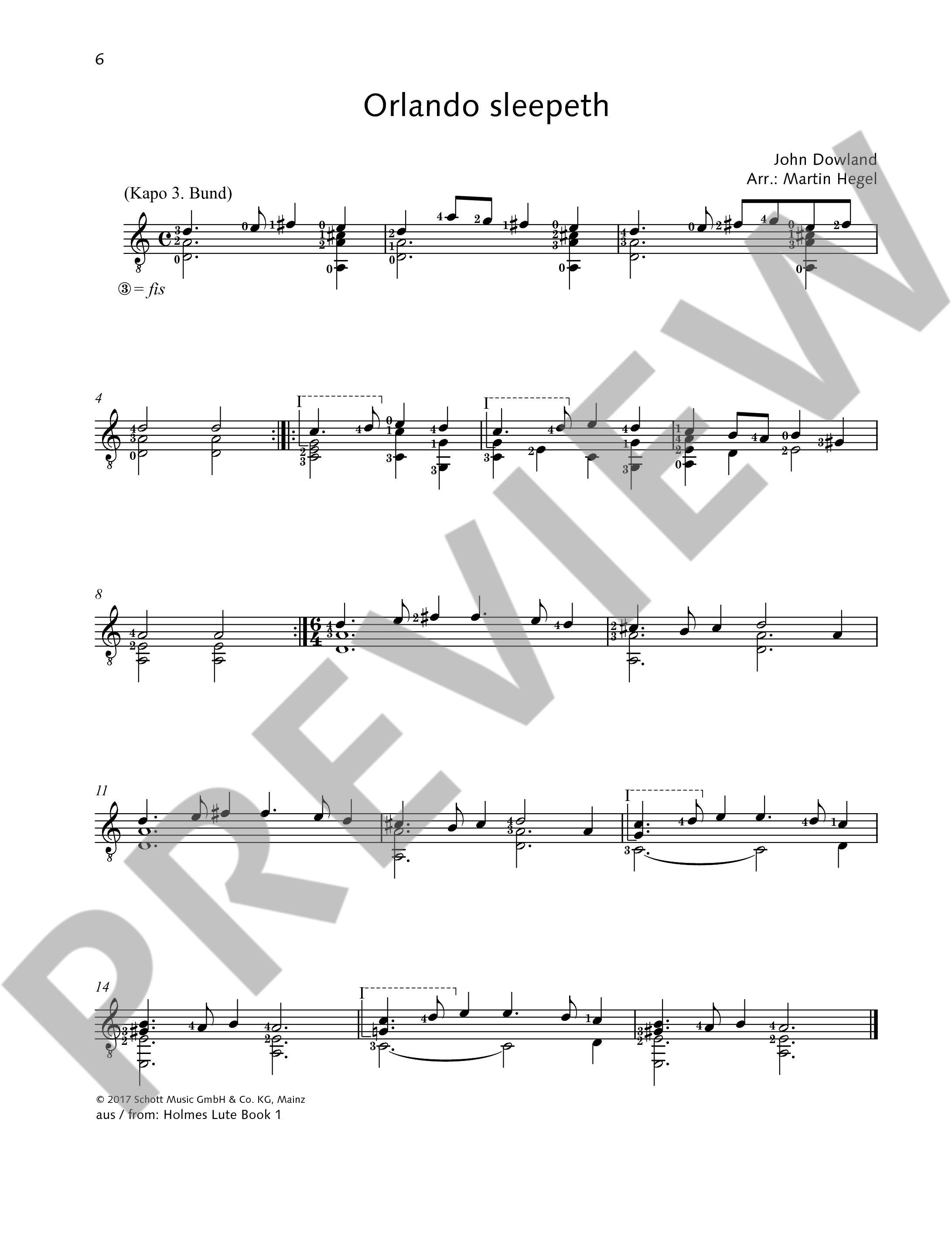 Anderes Coverbild Dowland for Guitar