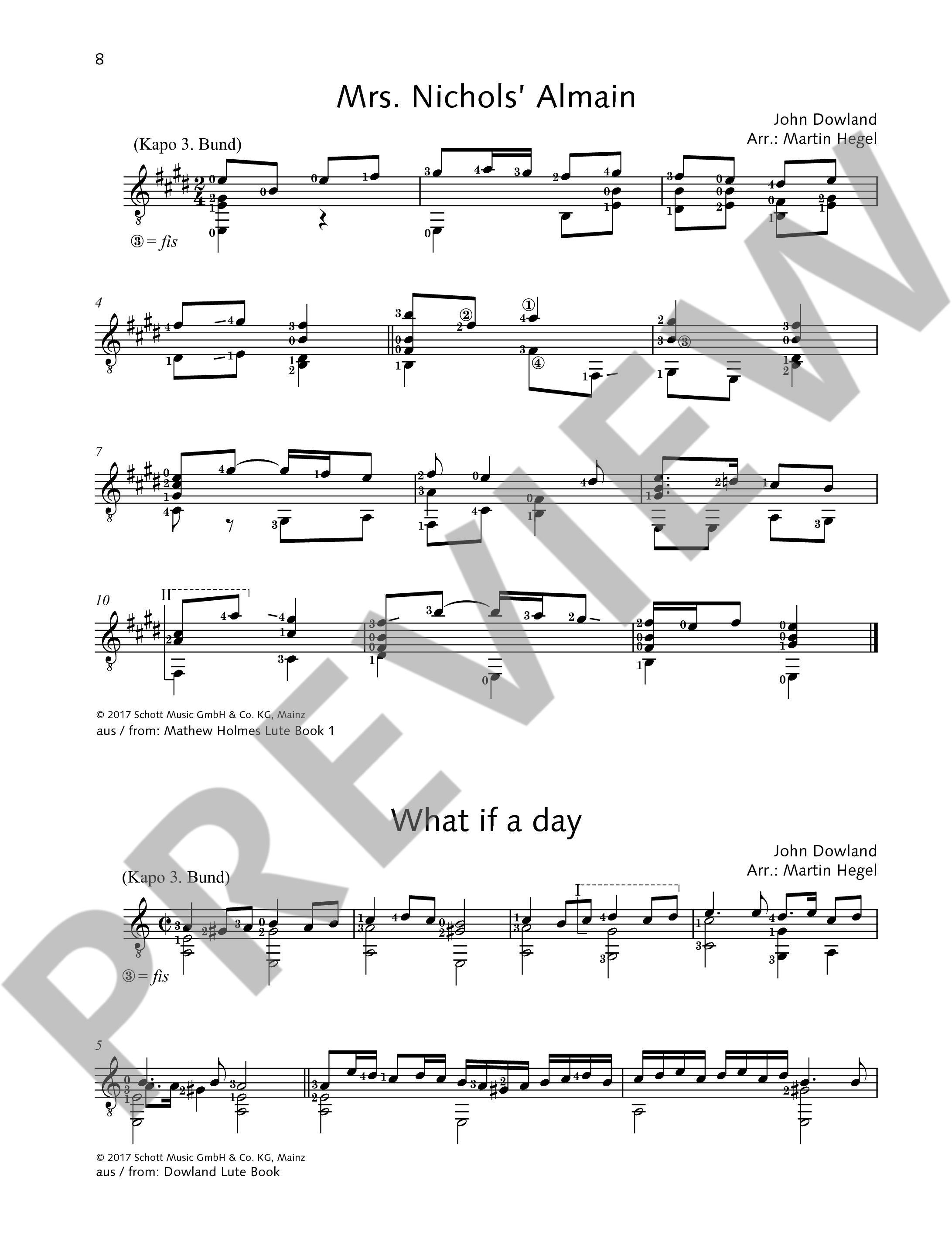 Anderes Coverbild Dowland for Guitar