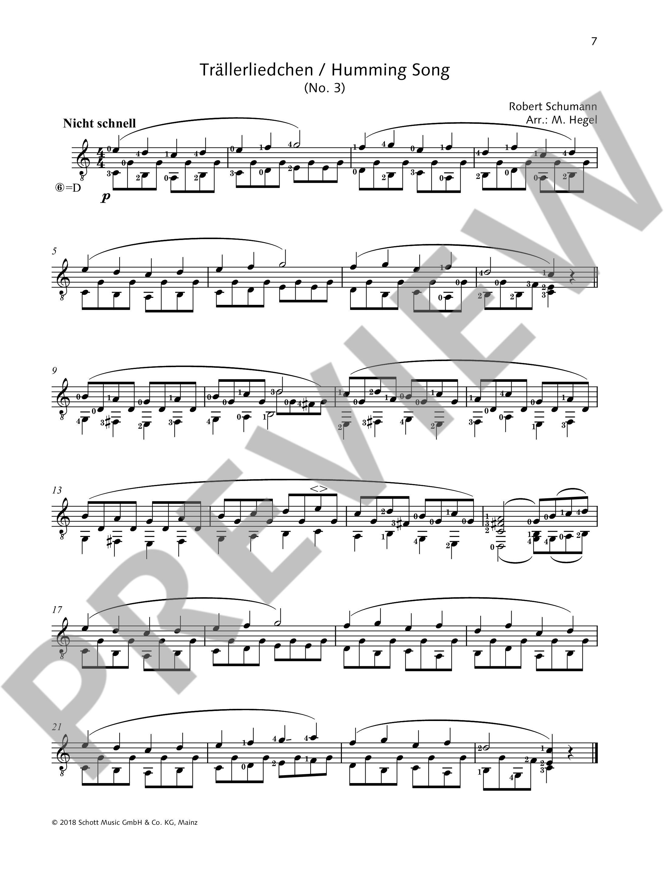 Anderes Coverbild Schumann for Guitar