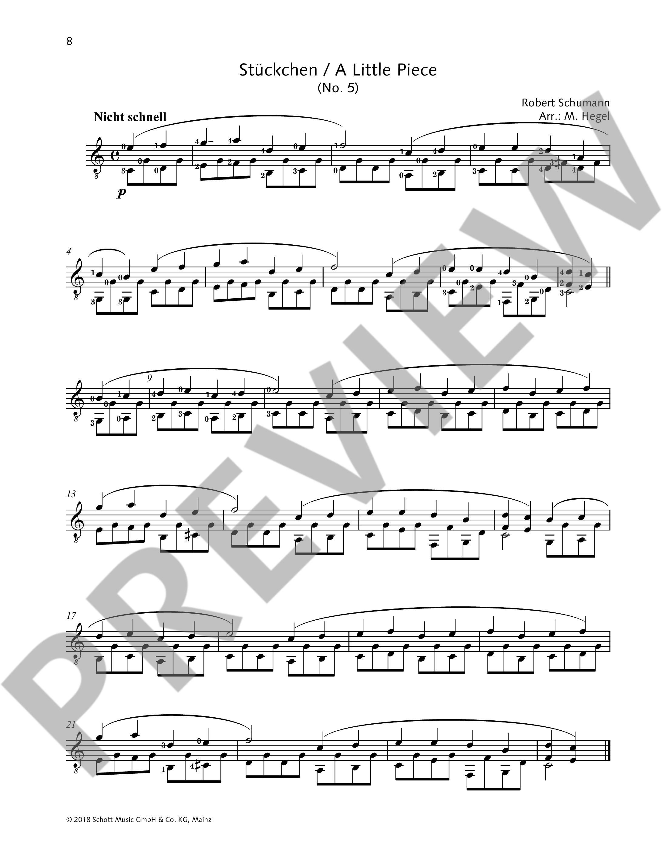 Anderes Coverbild Schumann for Guitar